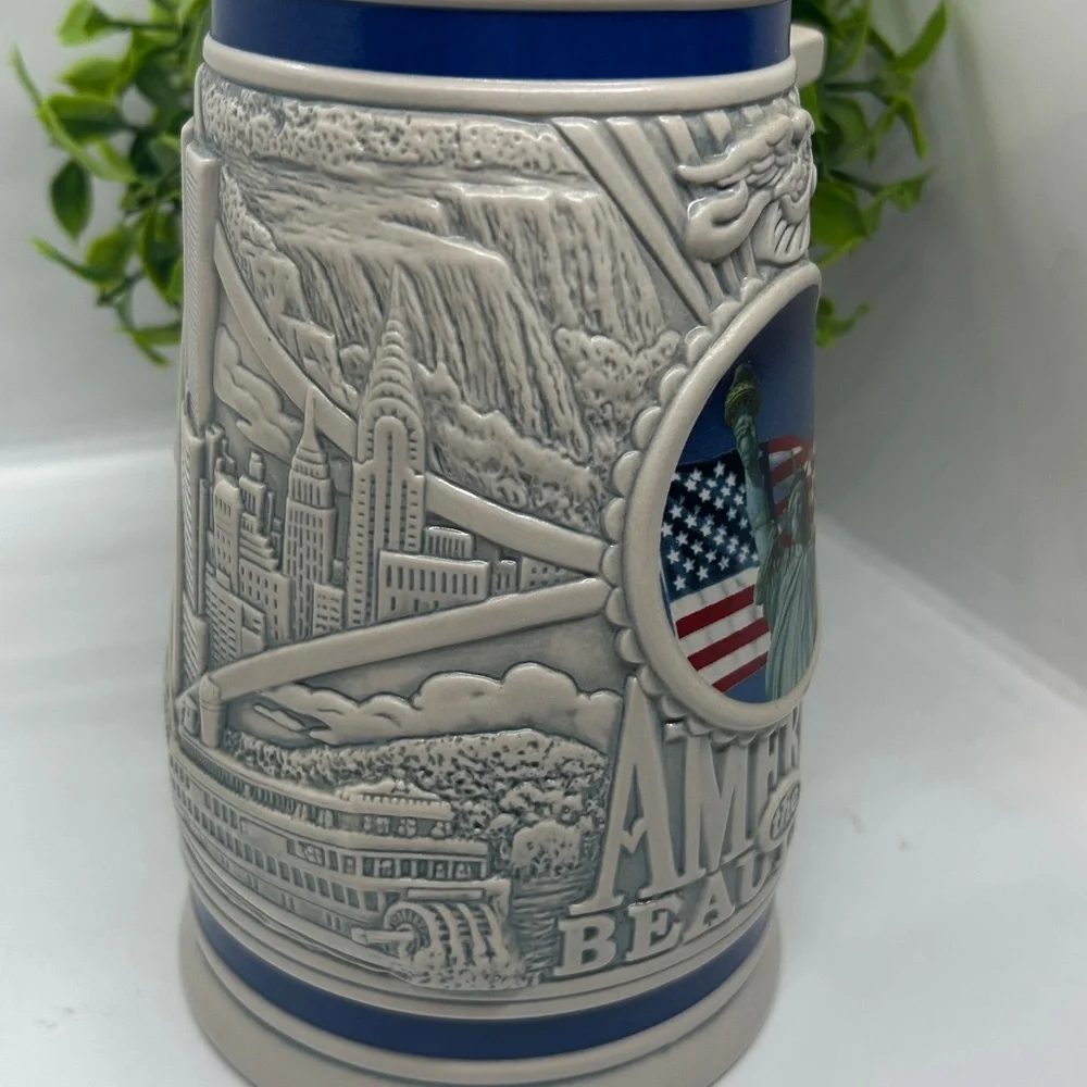 Vintage Avon 2002 America The Beautiful Beer Stein Avon Fine Collectibles #35446